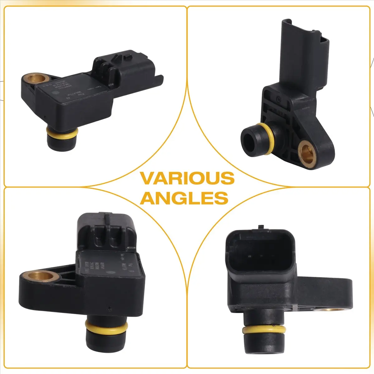 #04H (Plastic+Metal)Car Exhaust Differential Pressure Difference DPF Sensor for Peugeot,Automotive Parts & Accessories