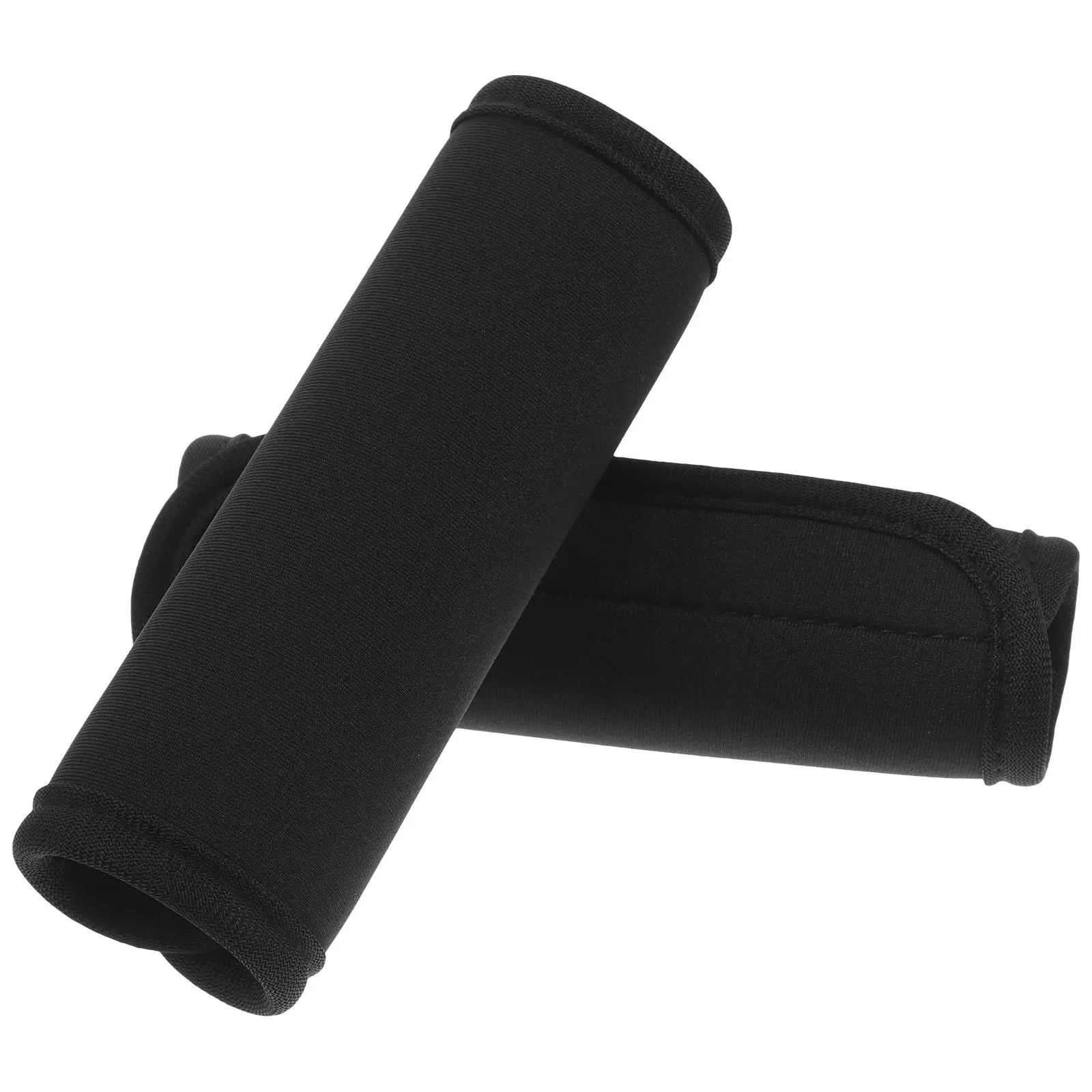 

2pcs Luggage Handle Cover Suitcase Grip Wrap Black Neoprene Durable Soft Travel Accessories Teaching Equipment