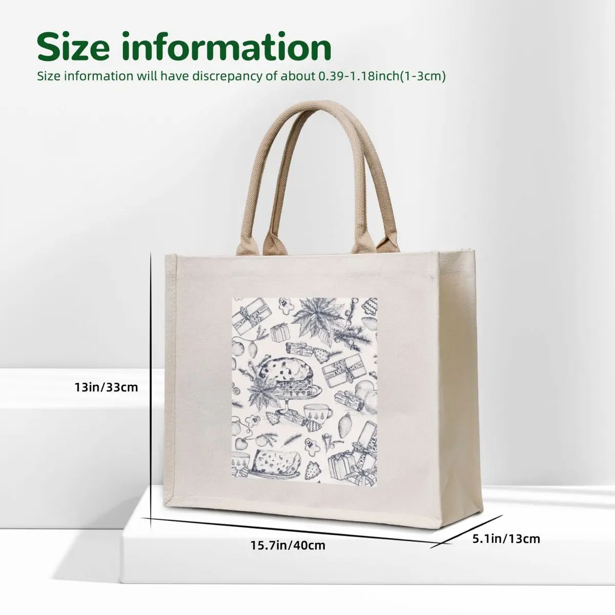 Panettone for Breakfast Tote Bag eco bag folding shopper bags foldable reusable bag Large bags for women