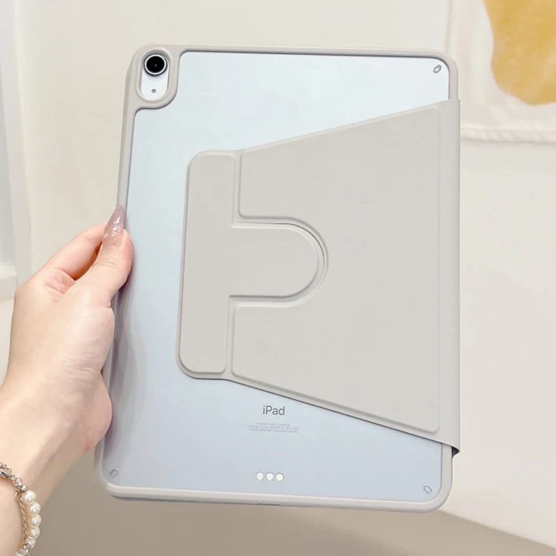 

360 Rotation Tablet Case For iPad 2025 2024 Air Pro MINI 4 5 6 7 8 9 10th Generation Cases Y-fold Stand 11 10.2 12.9 13 Cover