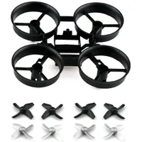 1set RC Drone Propellers Props with Frame for JJRC H36 Eachine E010 Blade Inductrix BLH8700 BLH8580 NH-010 Micro Drone Parts
