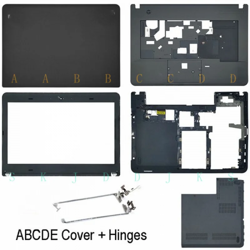 

Задняя крышка ЖК-дисплея, петли, подставка для рук, нижний корпус (без сенсорного экрана) для ноутбуков Lenovo E431 E440