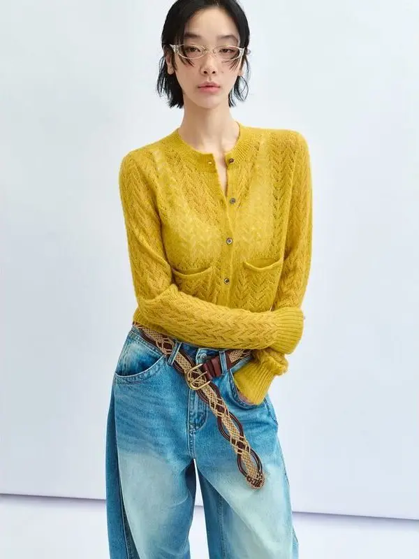 

Новая коллекция Bla Label: Женский повседневный трикотажный топ V60298 из мягкого нейлона с текстурой «Hello Jasmine», длинный рукав, укороченная длина