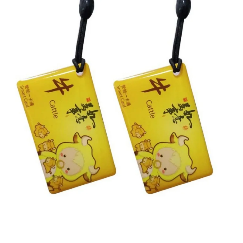 Customized. Factory Customized Special-Shaped Epoxy NFC Access Card F08 Chip Design Multiple Sizes Chip Optional