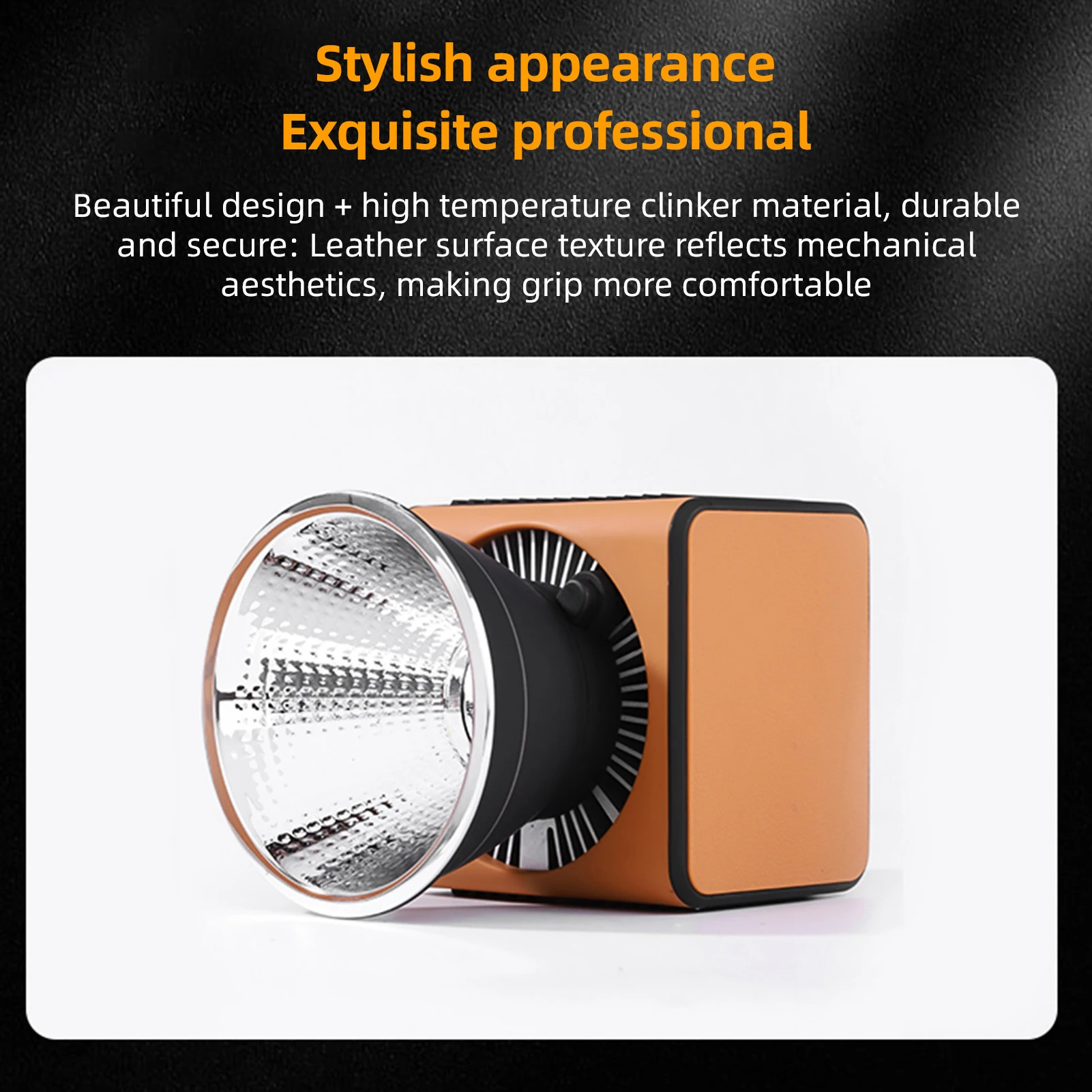 YIDOBLO ZE-150BI ポータブル COB ビデオライト 150 ワット写真撮影 LED 補助光 2700K-7500K 調光可能 10 シーン照明効果