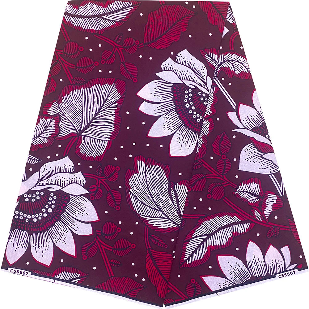 

Calm Dutch Wax Print Fabric for Tablecloths with Traditional Craft and Muted Geometric Patterns