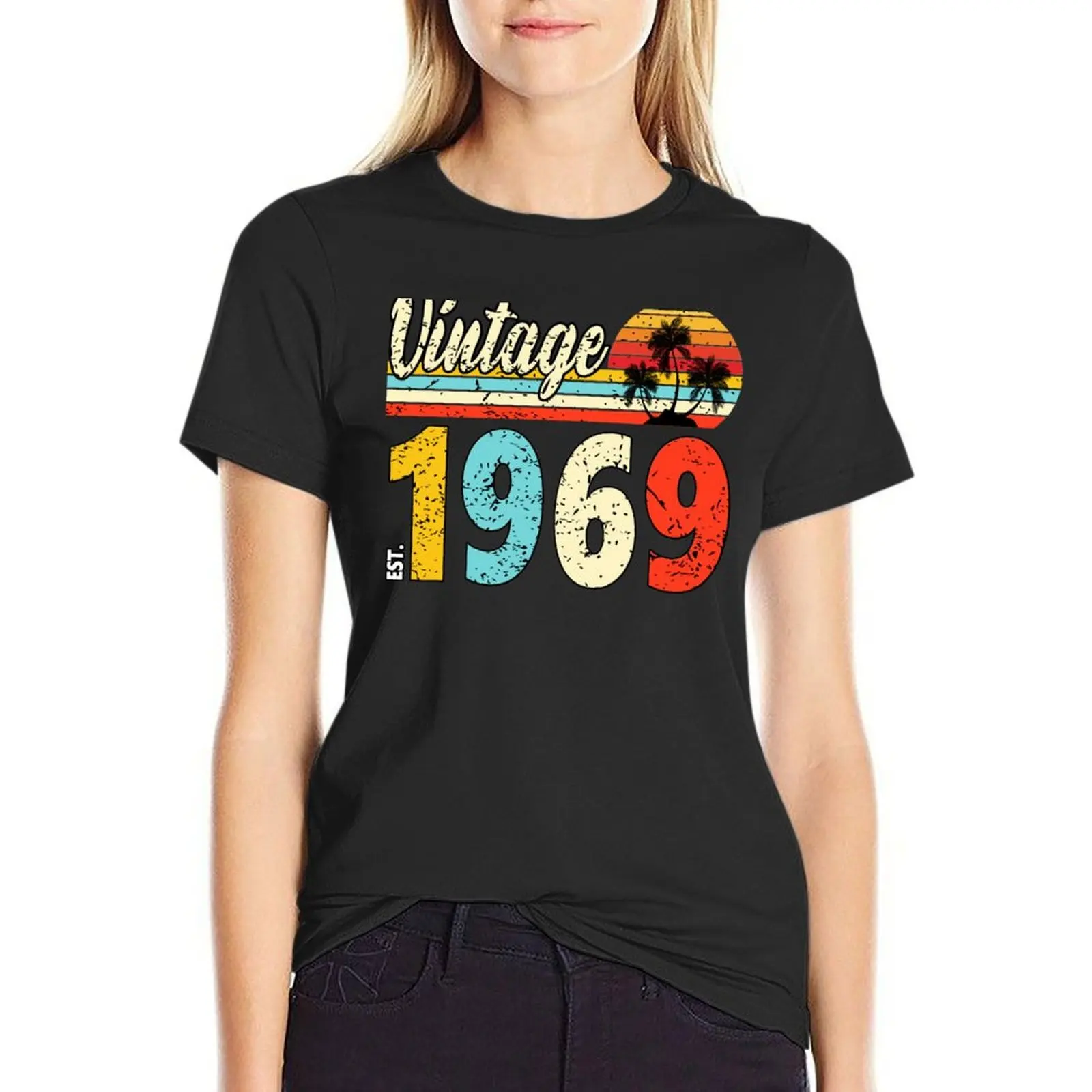 

53 Year Old Vintage 1969 Limited Edition 53th Birthday - Retro Birthday 1969 T-Shirt funnys vintage Womens clothing