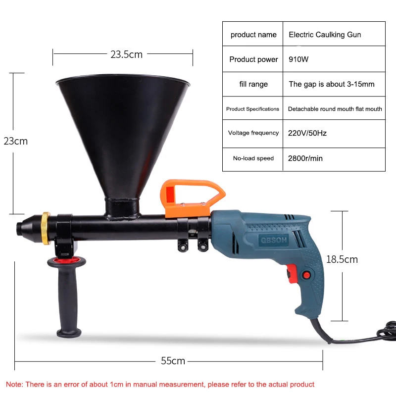 

910W Electric Caulking Gun 2800r/min New electric caulking gun cement caulking gun