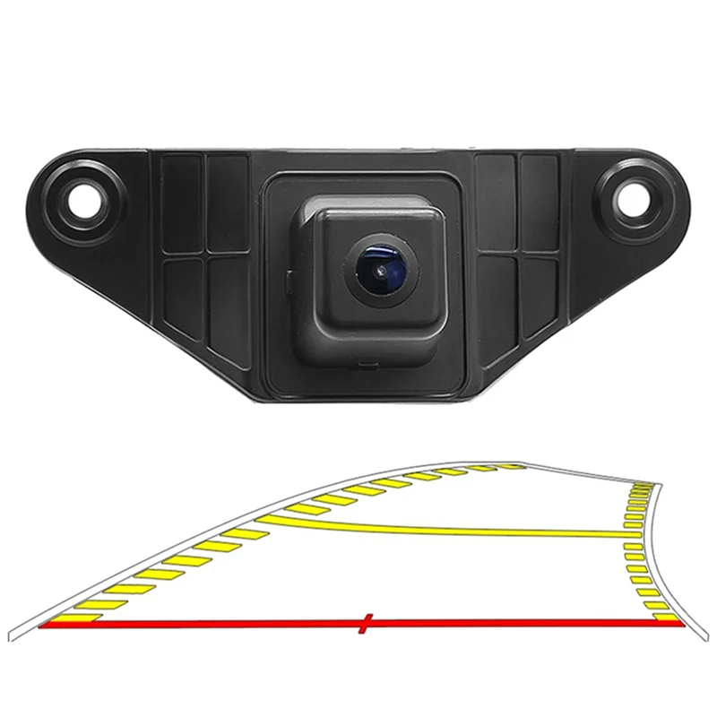 Car Rear View Reverse Camera Dynamic Parking Camera with Trajectory Parking Line for Toyota Land Cruiser Prado