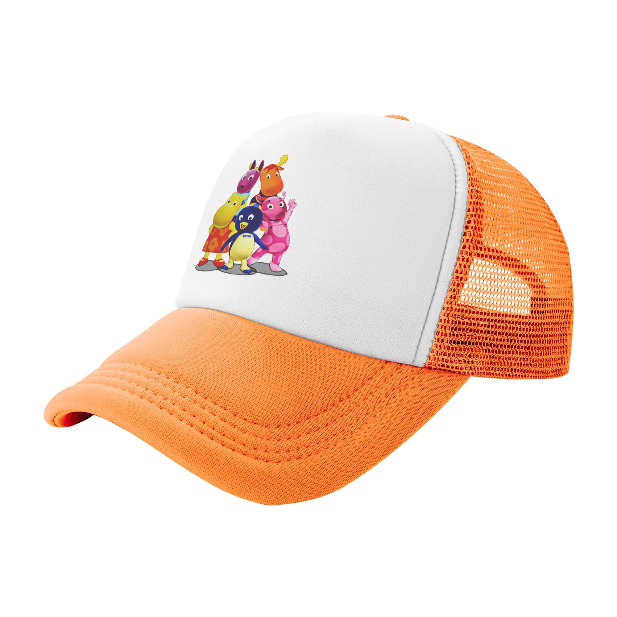 Pablo Backyardigans Merch Mesh Trucker Hat Summer Cooling  Mesh-back Sun Caps Casual Adjustbale