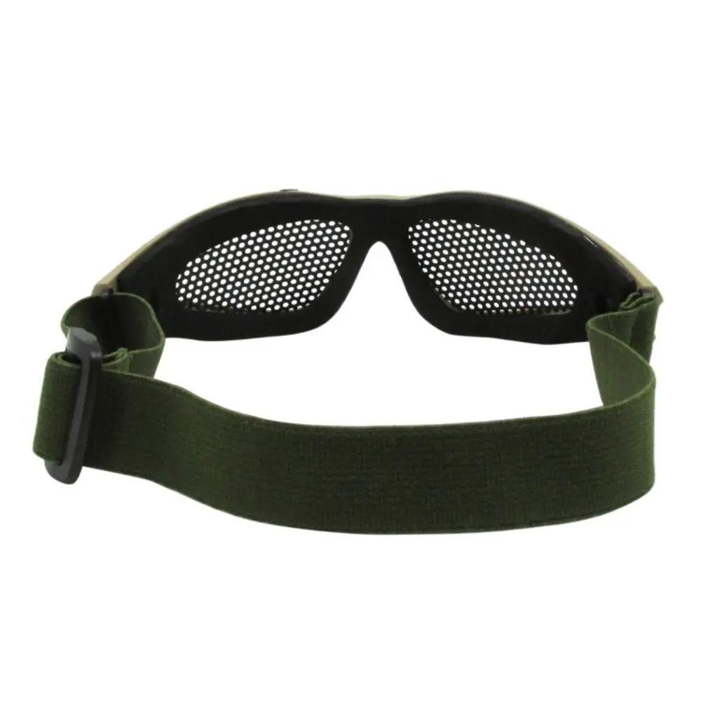 

Metal Mesh Protective Eyewear Eye Protection Safety Hiking Glasses Sand proof Adjustable Protective Glasses Hiking