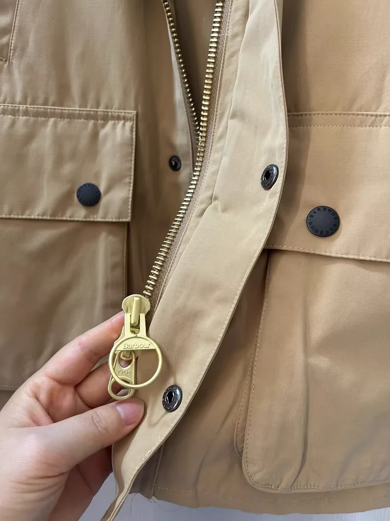 B@r OS Bedale Chaqueta sin cera Caqui