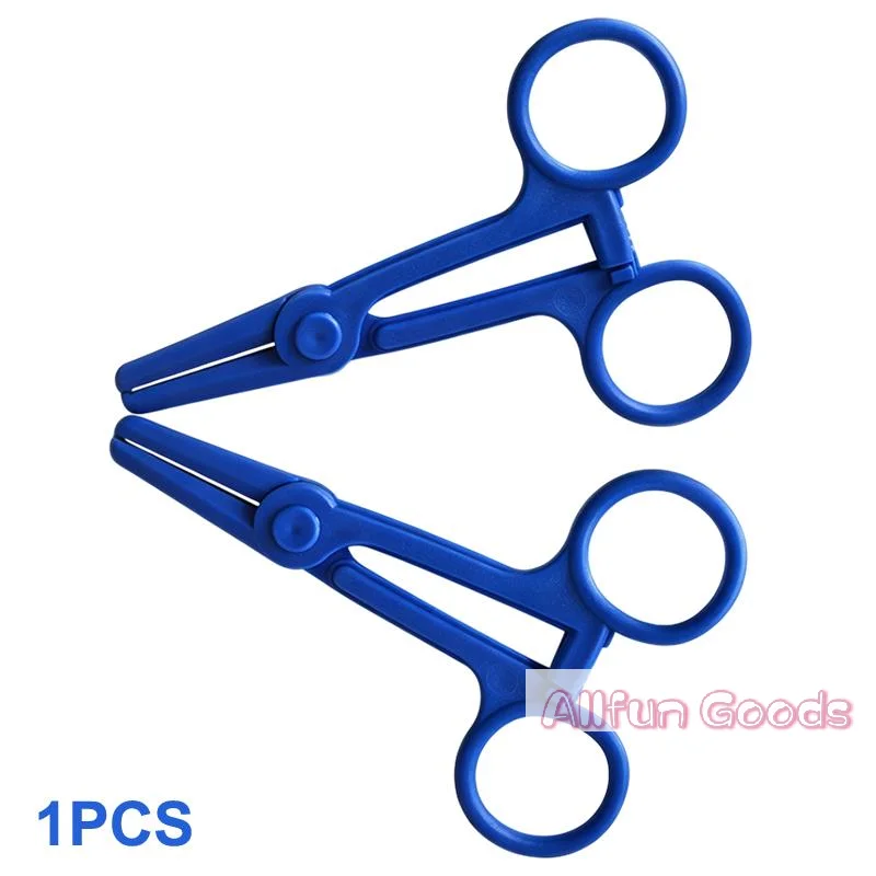 [TG835]Disposable ABS Plastic Hemostatic Forceps Surgical Surgery Outdoor First Aid Care Tools For Doctor Nurse