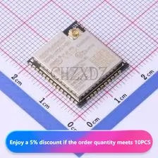 ESP32-WROOM-32U-H4 100% asli Universal Wi Fi + BT + BLE MCU modul ESP32 WROOM 32U H4