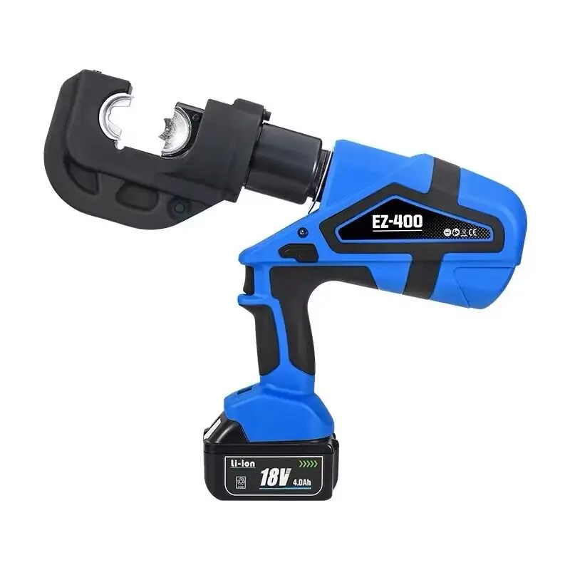 Lithium Hydraulic Crimping Pliers EZ300 EZ400 Open Head Design for Copper Aluminum Cable Terminal Crimping Work Tool