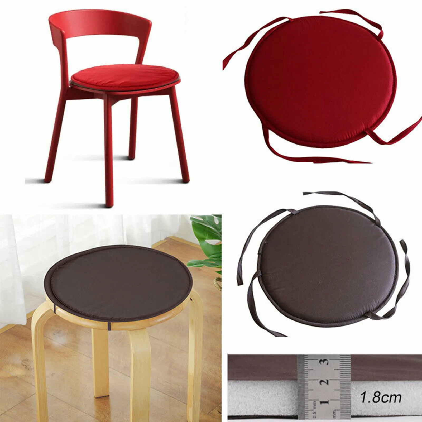 Room Round Patio Cushion On Chair Pads Dining For Outdoor Bistros Stool Seat Garden Pillow For Kitchen Chair