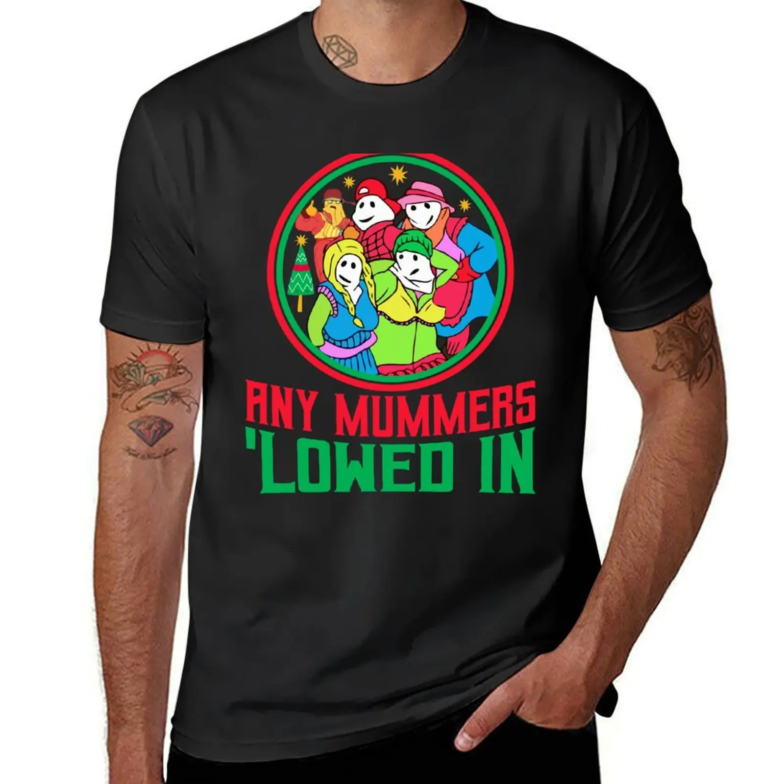 

ANY MUMMERS 'LOWED IN NEWFIE CHRISTMAS COLLECTION T-Shirt summer shirt boys whites boys animal print mens big and tall t shirts