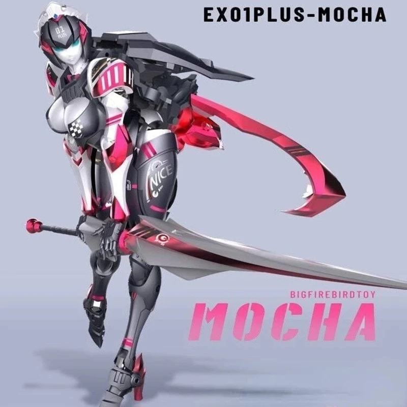 Lớn FireBird Chuyển Đổi EX-01 Cộng Với Mooka Arcee Mocha EX01 Hợp Kim Hành Động Con Số Món Quà Robot Đồ Chơi