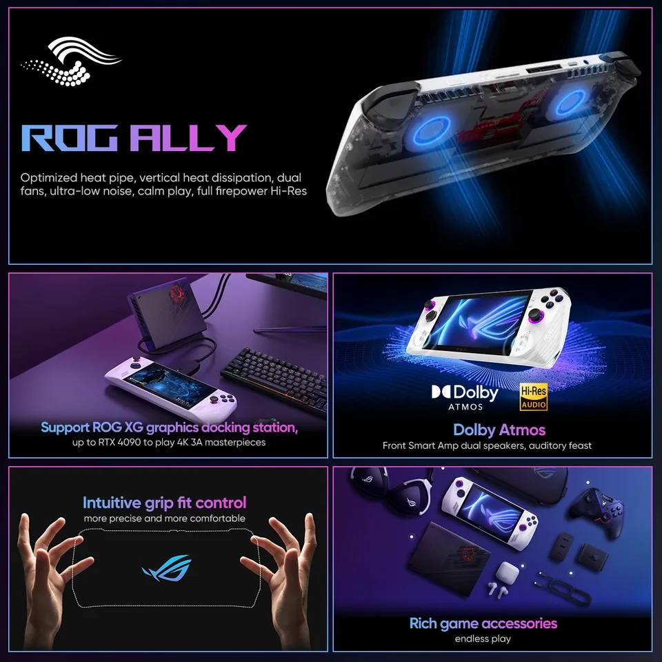 ASUS ROG Ally RC71L Gaming Console 7
