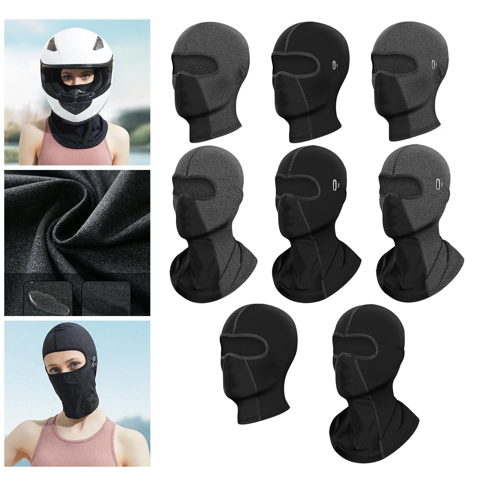 قناع وجه بالاكلافا قابل للتنفس، غطاء حماية كامل للوجه، درع عقال #3