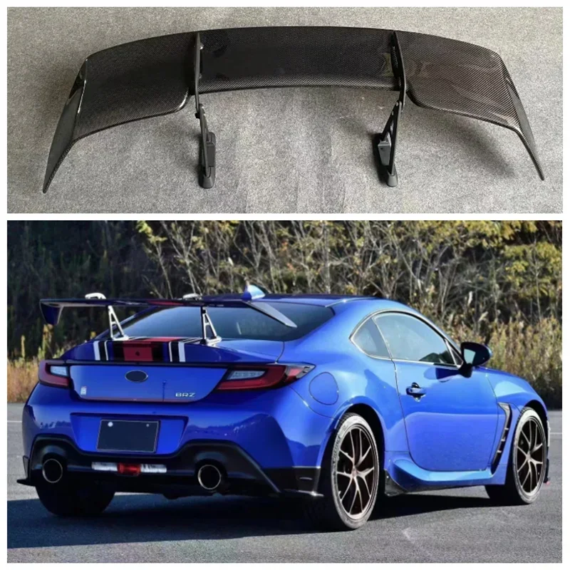 For Toyota GR86 Subaru BRZ 2020 2021 2022 2023 High Quality FPR & Carbon Fiber Rear Trunk Lip Spoiler Wing