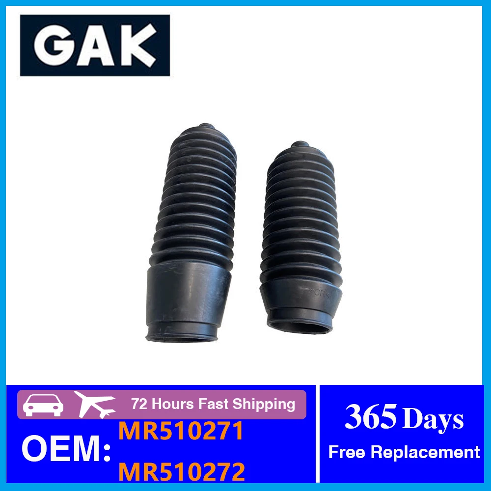 

GAK Brand Steering Rack Boot Dust Cover for Mitsubishi Pajero V73 V77 V93 V97 V98 MR510271 MR510272 2PCS Left & right