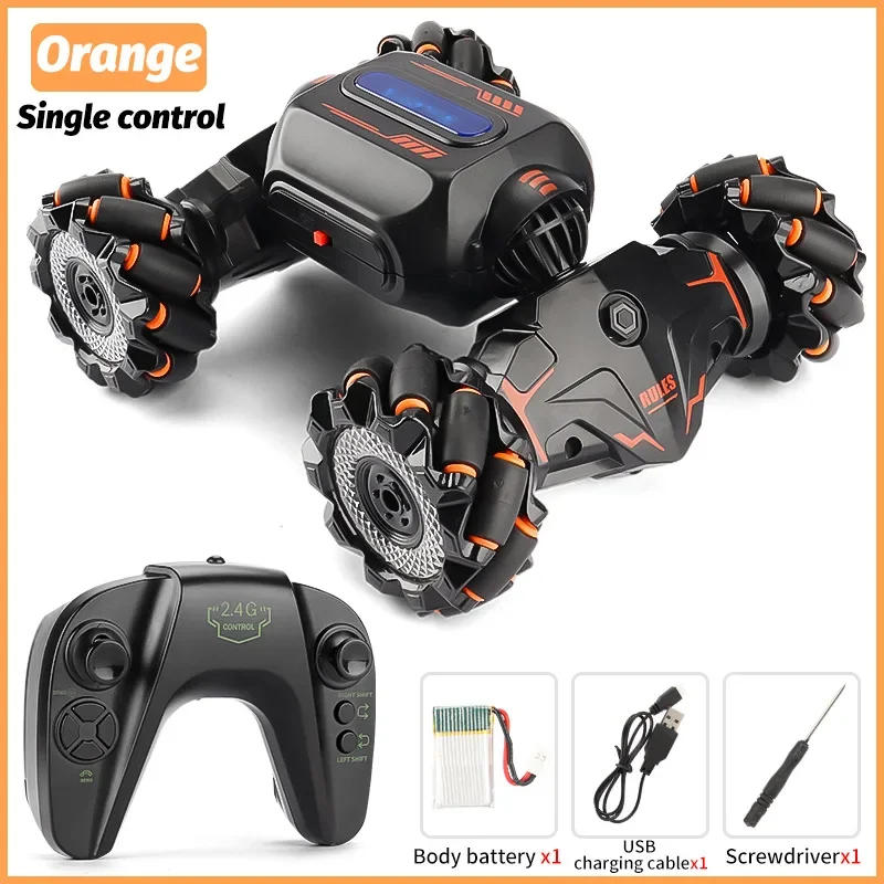 1:24 RC Car Remote Control Stunt Cars with Twist Dance Mode 4WD Radio Gesture Induction off-Road Control Boys Toys for Children