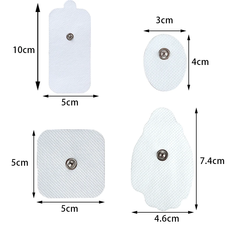 Self-Adhesive Electrode Pad Gel TENS Electric Muscle Stimulator Replacement Patch for Acupuncture Moxibustion Physical Therapy