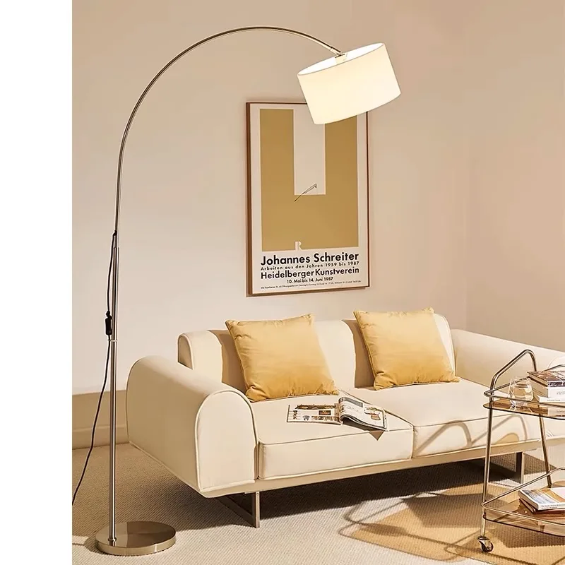 Modern Fishing Lamp Floor Lamp Living Room Sofa Lights Luxury Minimalist Apartment LED Decorative Lighting Bedroom Bedside Light