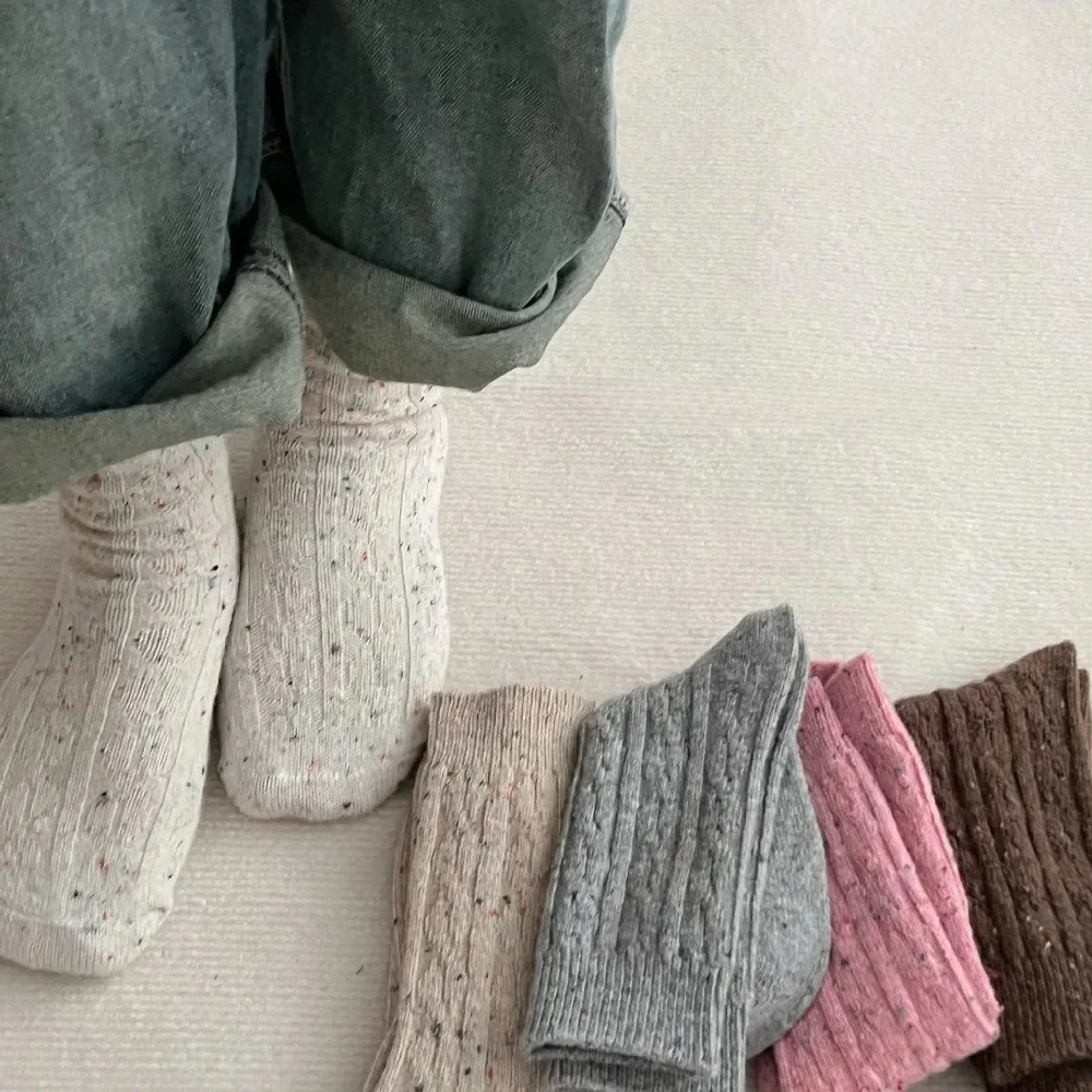 Winter Warmer Women Thicken Thermal Wool Cashmere Snow Socks Fashion Casual Euramerican National Wool Socks for Women