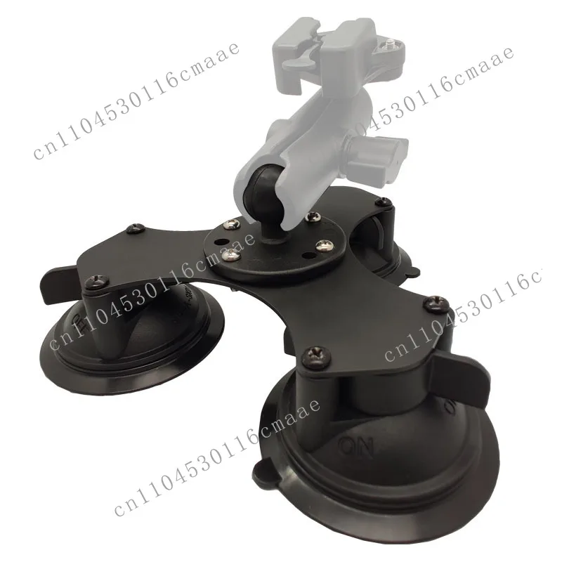 Adjustable car suction glass windshield bracket Adjustable car flat bracket Torsion triple suction cup bracket