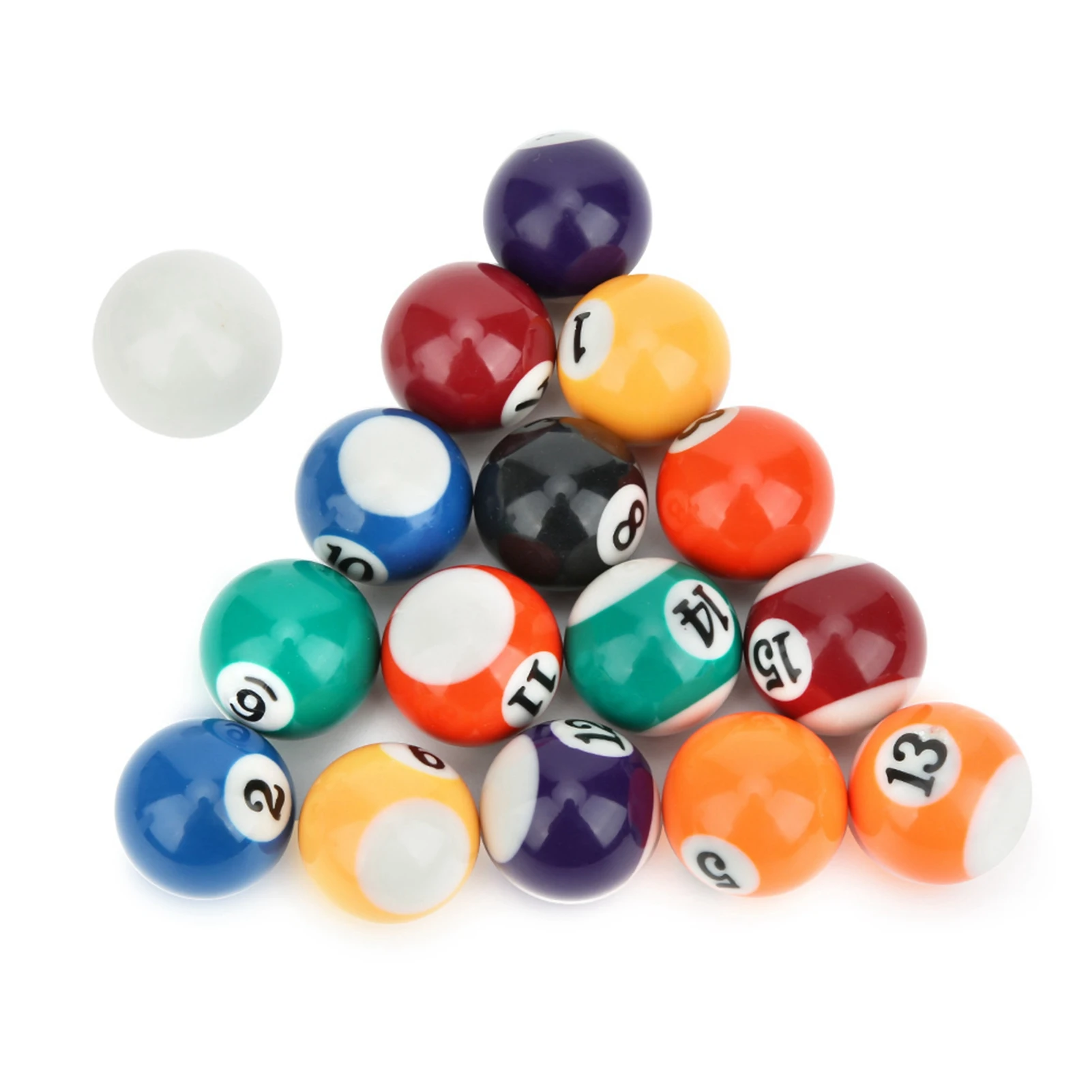 

32MM Eco‑ friendly Resin Mini Children Billiard Ball Pool Table Accesssory Billiard Table Accesssory