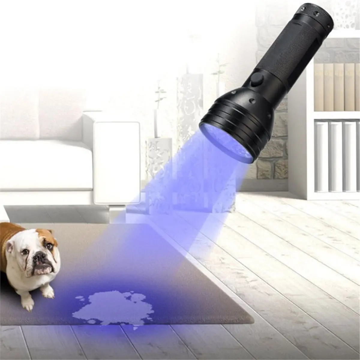 

FUA@ 51 LED Ultraviolet Light for Dog Urine Pet Stain Bed Bug Detection Currency & ID Verification Hotel Inspection Lamp
