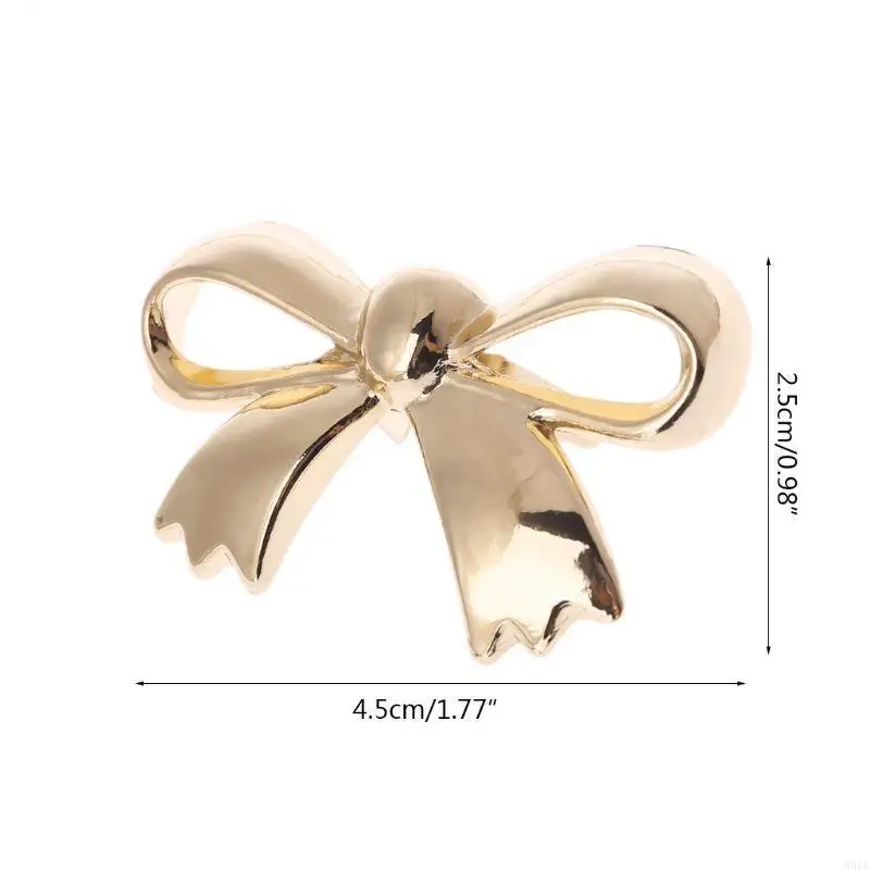 50LE 1PC JUCK BOWKNOT METAL Decoration