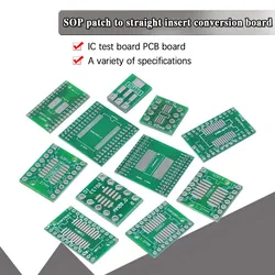 1.27MM SOP8 SOP10 SOP14 SOP16 20 24 28 56 turn DIP/SMD to DIP IC adapter Socket TSSOP SOIC SSOP Board Converter Plate 0.65mm