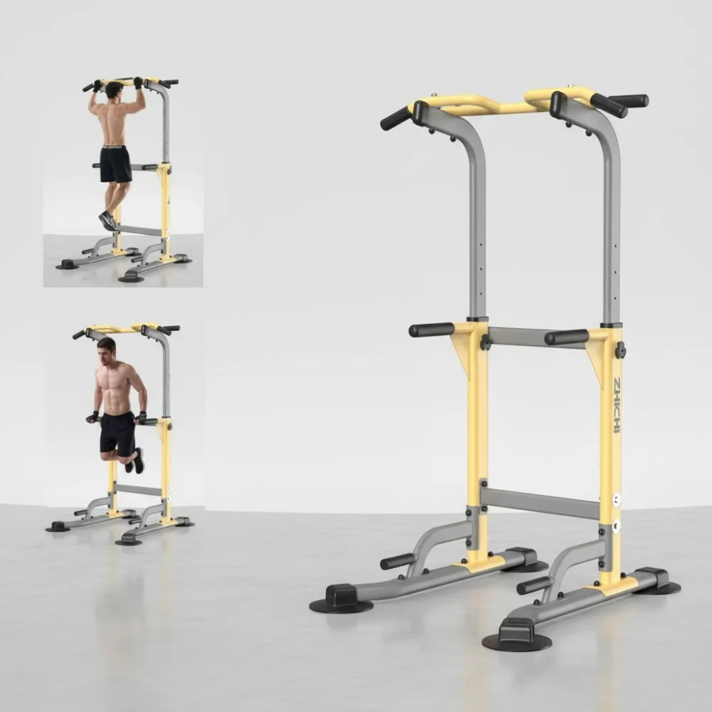 

Multifunctional Dip Station Pull Up Bar Home Gym Equipment Strength Training Fitness Machine for Full Body Workout