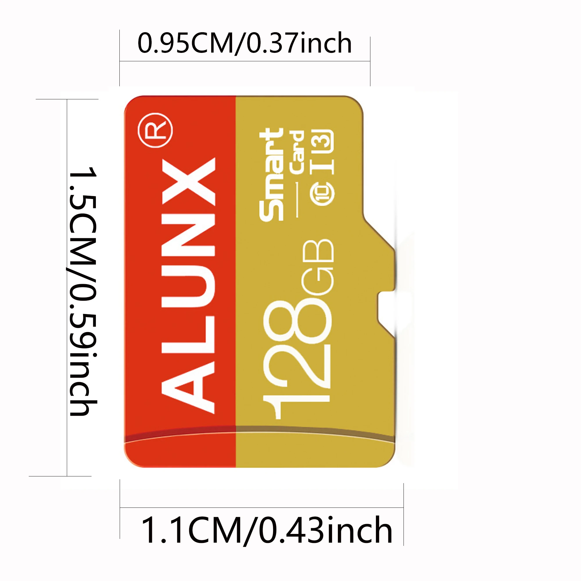 ALUNX 마이크로 TF SD 카드, 128GB, 100%, 정품 64GB, 32GB, 16GB, 8G 메모리 카드, 플래시 클래스 10 지지대 휴대폰 UAV etc 카드 리더