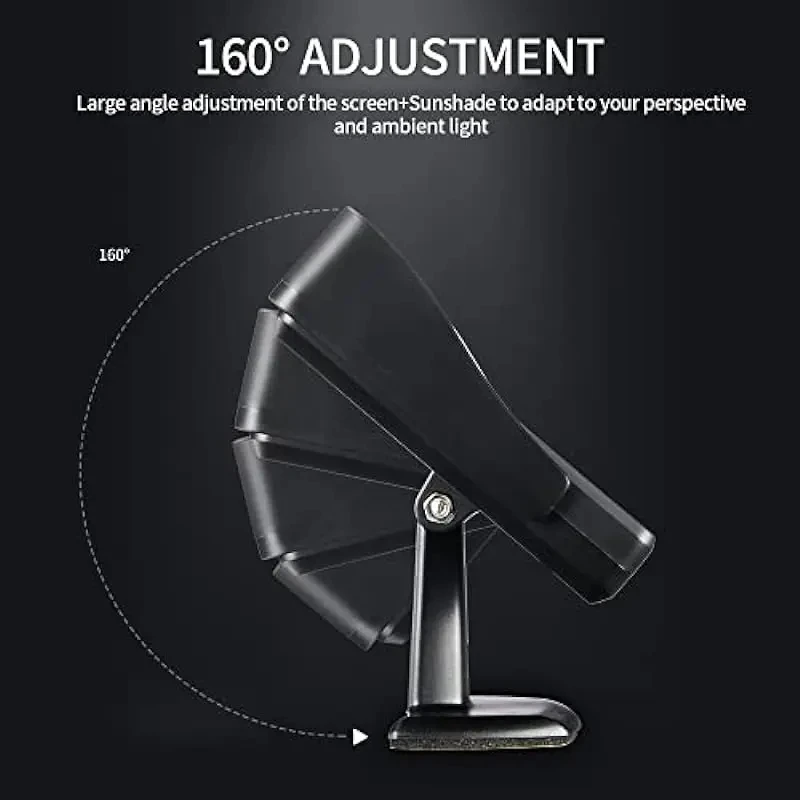 HOMEFISH 4.3in Car Display Easy to Install High-definition Reversing Image Universal Machine Display