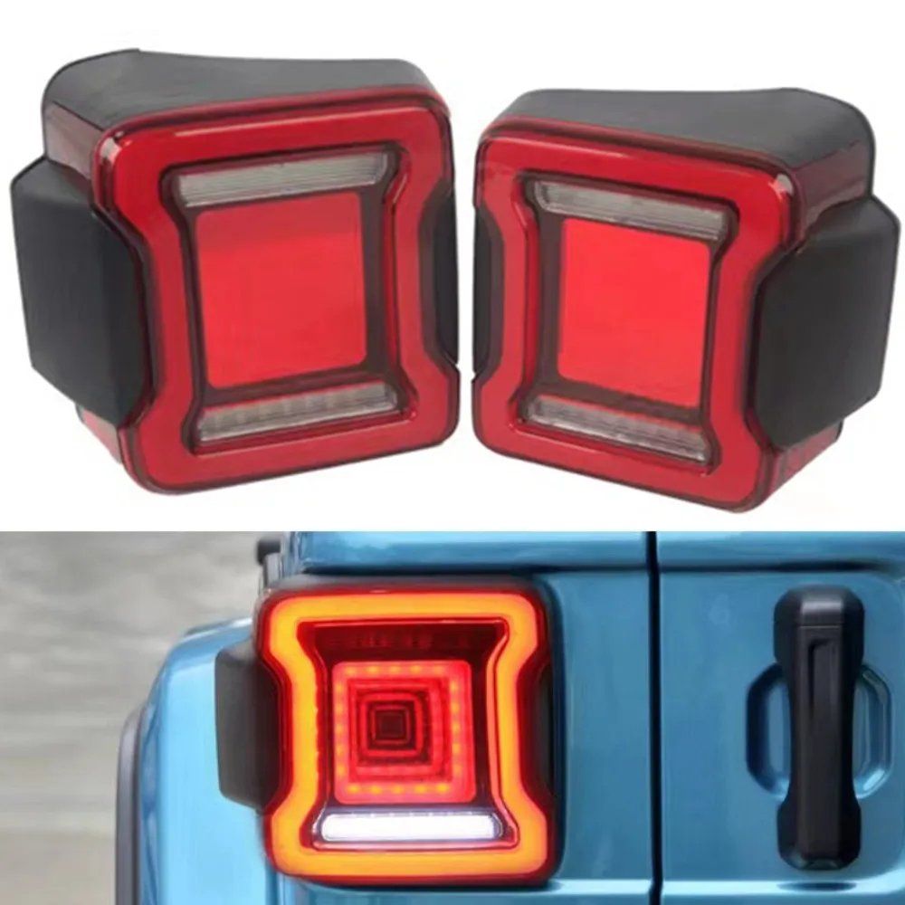 New Led Taillight Assembly For Jeep Wrangler JK Tail Lights 2007-2018 Wrangler JK Rear Brake Reverse Lamps Accessories