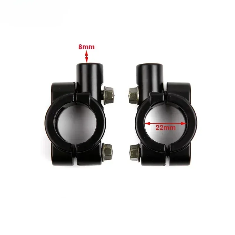 8mm Rearview Mirror Reverse  with Base Fixing Bracket for Citycoco Electric Scooter Motorcycle Accessories Parts