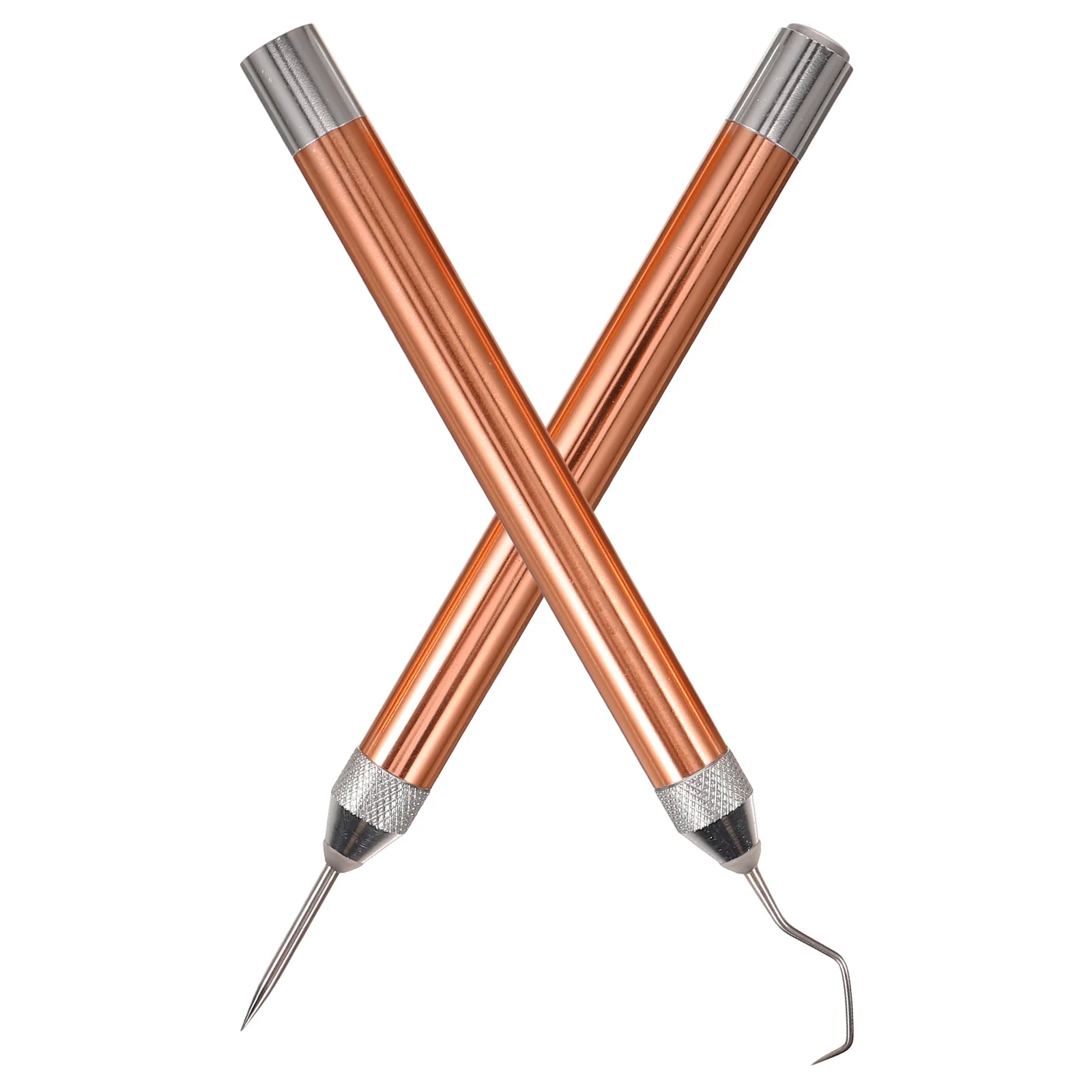 

2Pcs Vinyl Weeding Tool Kit Built-in Light Aluminum Stainless Steel DIY Lettering Carving Engraving Embossing Craft Supplies