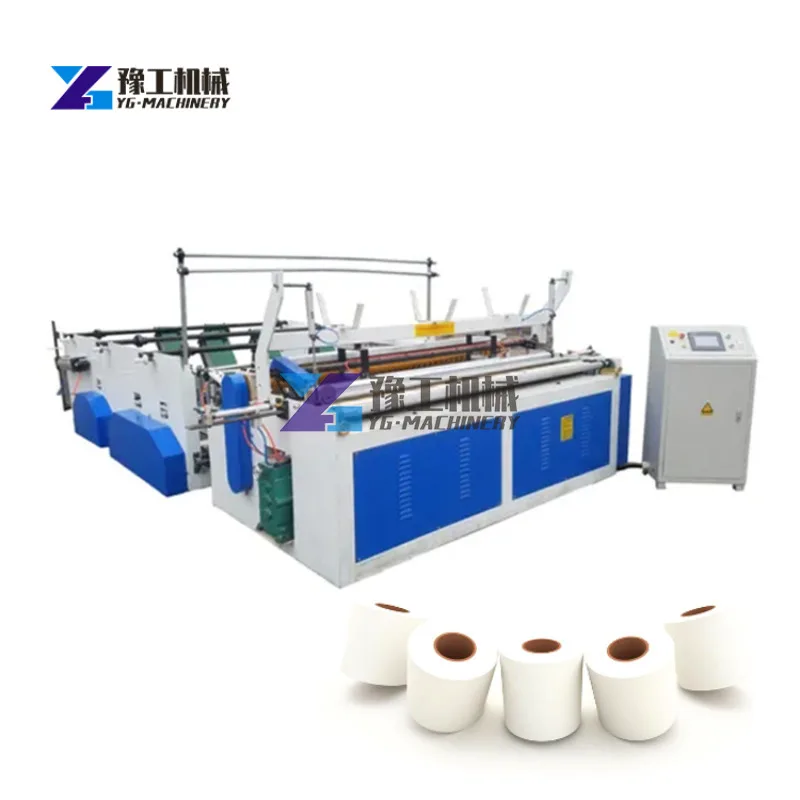 Semi or Full Automatic Small Tissue Paper Making Machine Toilet Paper Rewinding Machine