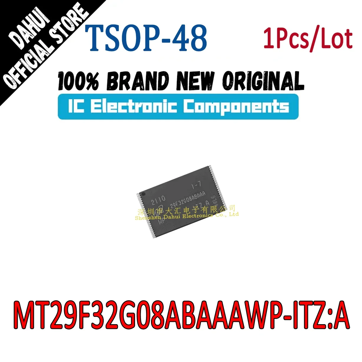 

MT29F32G08ABAAAWP-ITZ:A MT29F32G08ABAAAWP ITZ A TSOP-48 memory chip Brand New Original In Stock