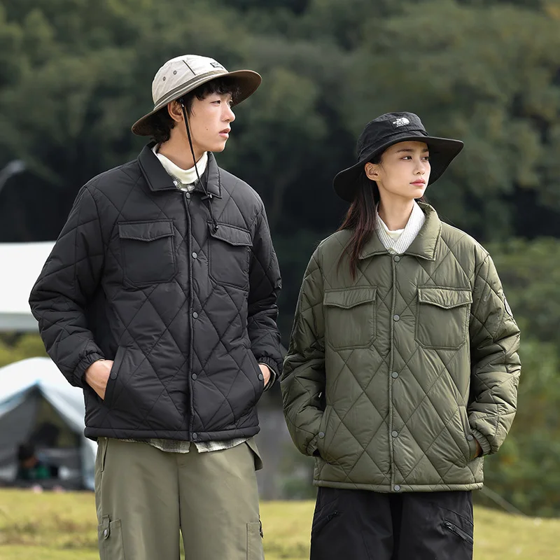 Winter Outdoor Running Windproof Breathable Warm Cotton Clothing Comfortable Loose Casual Street Couples Trendy Versatile Jacket