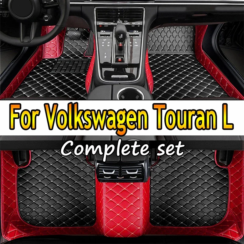 

Car Floor Mats For VW Volkswagen Touran L Seven Seats 2016 2017 2018 2019 2020 2021 Custom Auto Foot Pads Interior Accessories