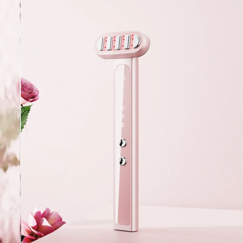 Dispositivo portatile di bellezza a microcorrente Smart Library per scolpire il viso, riduzione delle rughe e rassodare