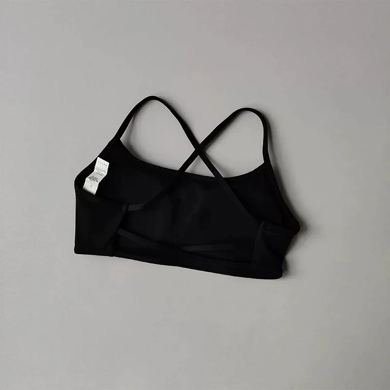 Damen-Sport-BH mit überkreuztem Rücken, stoßfest, gerafft, sexy Gym-Lauf-BH, Sommer-Yoga-Weste, bequeme Outdoor-Fitnesskleidung – Detail 15