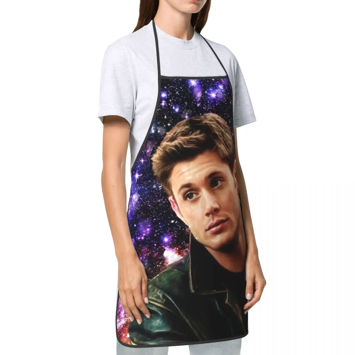 Dean Winchester Supernatural Aprons Men Women TV Show Adult Kitchen Chef Bib Tablier Cuisine Cooking Baking Painting