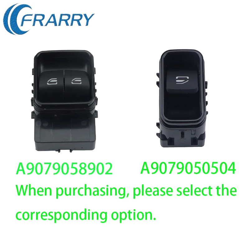 Botón de interruptor de elevador principal de ventanilla eléctrica para mercedes-benz Sprinter W907 2019 - 2021 A9079050504 A9079058902 accesorios de piezas
