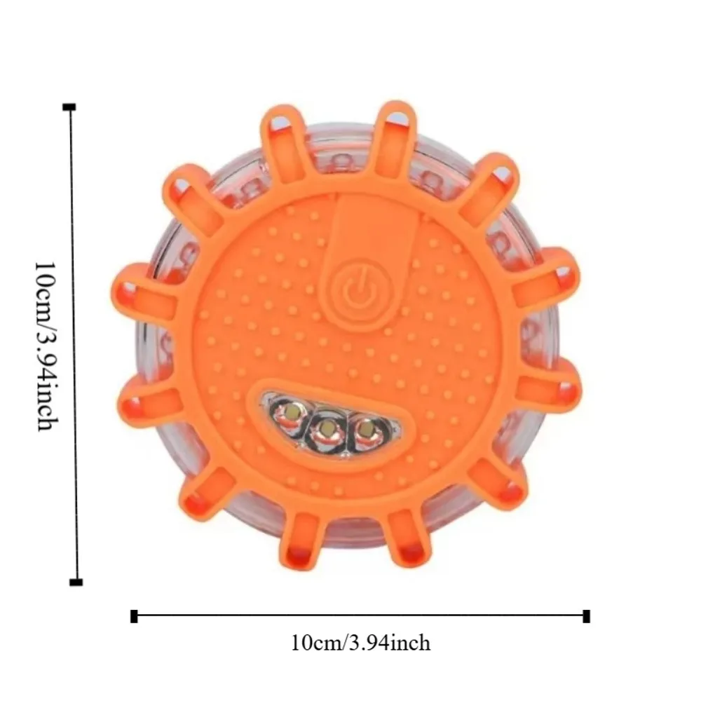 Base magnetica Luce stroboscopica a LED magnetica Luce stroboscopica a LED Modalità lampeggiante Segnale di avvertimento Lampada di sicurezza per baliza laterale